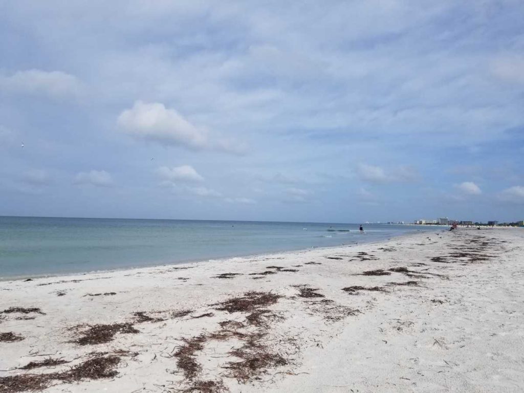 White sand beach in Florida.